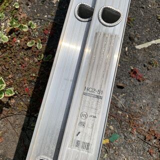  長谷川 アルミ2連はしご HC2-51 中古です