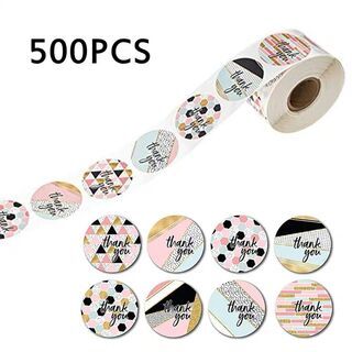 サンキューシール　１２ロール　6000枚の画像