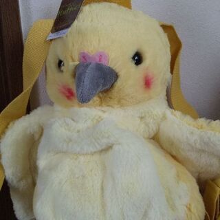 リュックフラッフイーズ  インコ 黄色