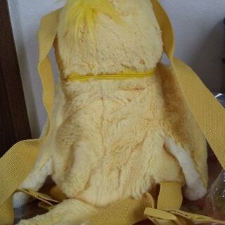 リュックフラッフイーズ  インコ 黄色の画像