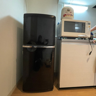 冷蔵庫・電子レンジ・炊飯器３点セット　単身赴任解除の為まとめて引...