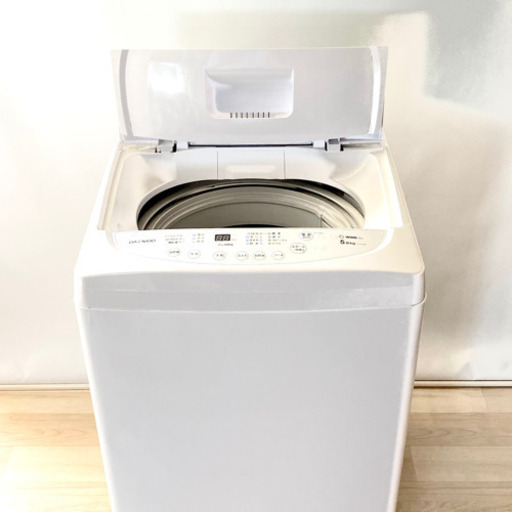 ダイウー 電気洗濯機　DW-S50AW　2017年製　WIND DRY 5.0kg　DAEWOO