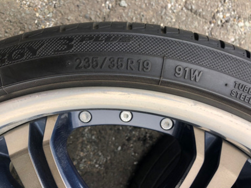 アルミホイール 19インチ×9J ＋42 PCD114.3×5穴 4本