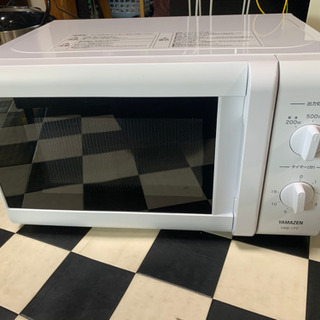 【リサイクルショップ八光　田上店　安心の3か月保証　配達・設置OK】ヤマゼン YRB-177 電子レンジ YAMAZEN W6 [60Hz /17L]の画像