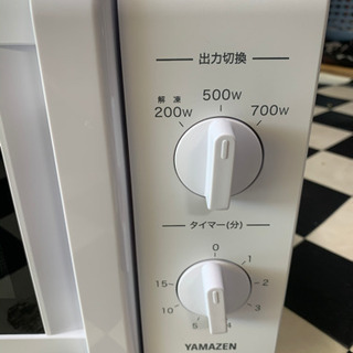 【リサイクルショップ八光　田上店　安心の3か月保証　配達・設置OK】ヤマゼン YRB-177 電子レンジ YAMAZEN W6 [60Hz /17L]の画像