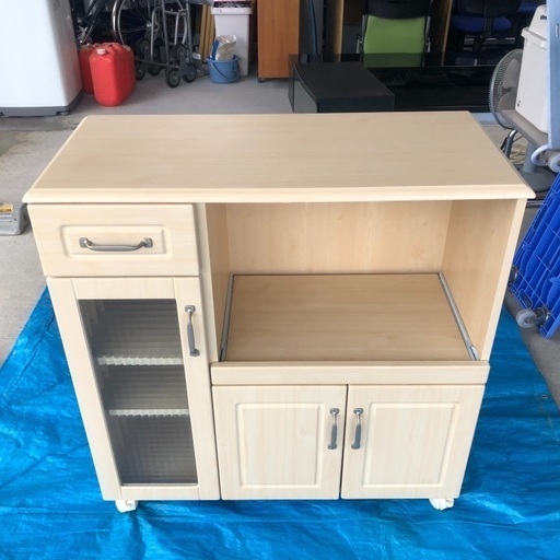 【美品】キッチンボード（ナチュラル）