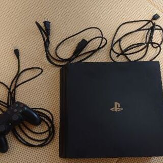 PS4pro 本体内蔵500G,SSD換装、外付けHDD1TB
