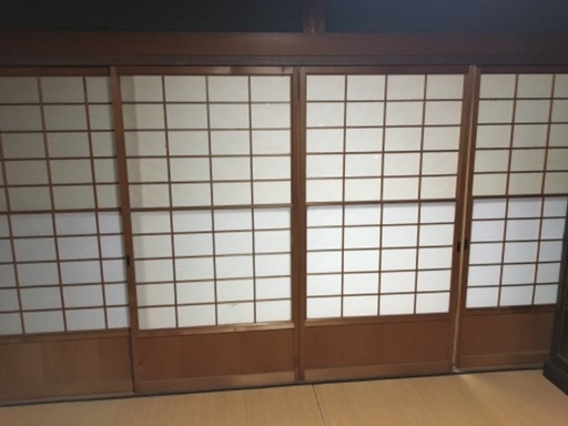 雪見建具4月前半まで