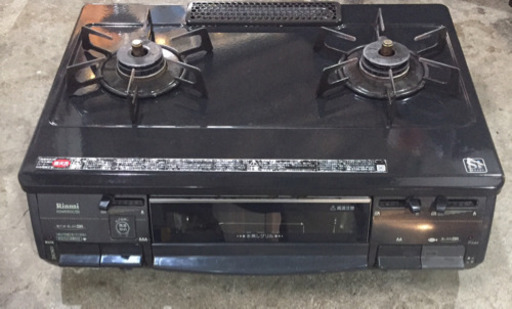 ◆動作品◆リンナイ 都市ガス用ガスコンロ 2口 グリル付 RTS-M660CSX-L