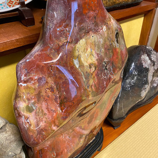 鑑賞石　佐渡錦紅石　赤玉石　約35キロの画像