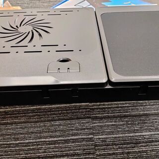PCスタンド  折りたたみ式  冷却ファン USBポート LED...