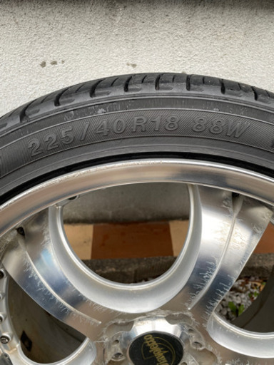 アルテッツァに付けていたノーマルタイヤ