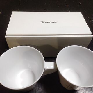 lexus レクサス　ペアカップ　美濃焼き　新品未使用の画像