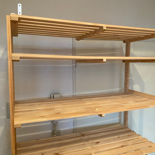 　受け渡し決定済　ニトリ　木製　ラックの画像