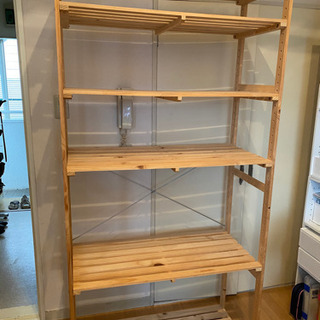 　受け渡し決定済　ニトリ　木製　ラックの画像