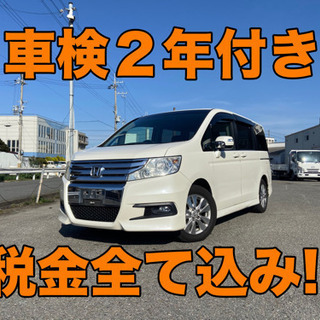 車検2年付 22年式 ホンダ ステップワゴン スパーダZ RK5