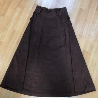 Bulue Bellのアンティークフレアスカート（ブラウン）