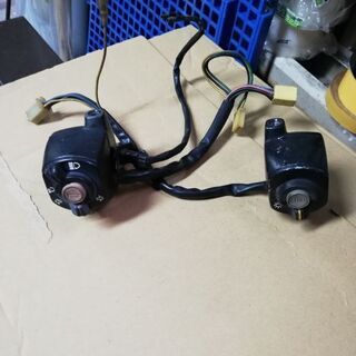 絶版車　チャンプRS　 純正ハンドルスイッチ 左右セット　程度極...