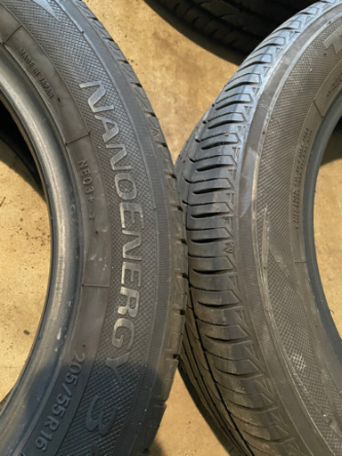 TOYO ナノエナジー 3 plus 205/55R16 中古4本