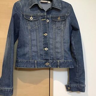 【JLO】黄色ステッチ　デニムジャケット　USA Sサイズ