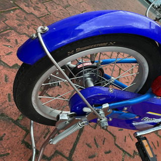 子供用　自転車　エコキッズ　青　走行少なく状態良好です。⭐️値下げの画像