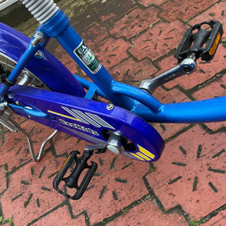 子供用　自転車　エコキッズ　青　走行少なく状態良好です。⭐️値下げの画像