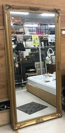 ぼん家具 アンティーク調ミラー LET300132【ユーズドユーズ名古屋天白店】 J673