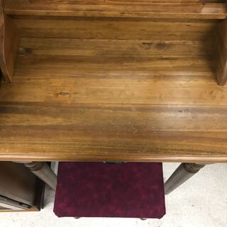 木製アンティークドレッサー スツール付き【ユーズドユーズ名古屋天白店】 J675