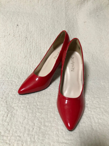 値下げ⬇️【新品未使用】Newlyme   パンプス（赤）