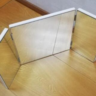 三面鏡　卓上　中古