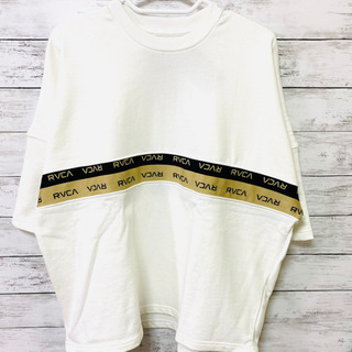 メンズ RVCA ルーカ Tシャツ 半袖 トレーナー ホワイト Mの画像