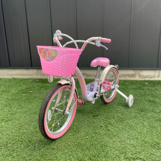 16インチ　自転車　ディズニープリンセス