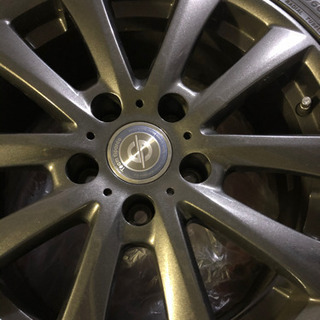ほぼ新品スタッドレスタイヤ　ホイールセット　225-45R17 新品に近い状態の画像