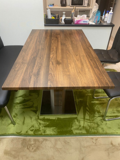 ダイニングテーブル モダン おしゃれ 高級 北欧 ウォールナット