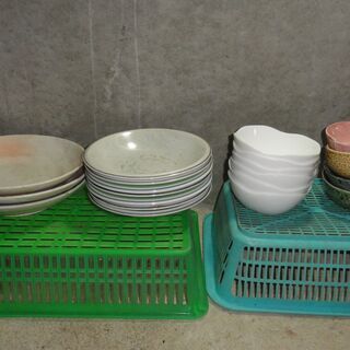 ★新品 未使用品　箱入　大内順子　ＪＵＮＫＯ ＯＵＣＨＩ　とんかつ揃　　おもてなしの器　 5客セット　大皿5枚　小鉢5枚　　＋　銘柄不明　大皿10枚　小鉢10枚　　　　　　　の画像