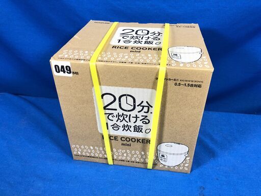 【動作保証あり】未使用 KOIZUMI KSC-1513W 1.5合炊き ライスクッカー【管理KRK395】