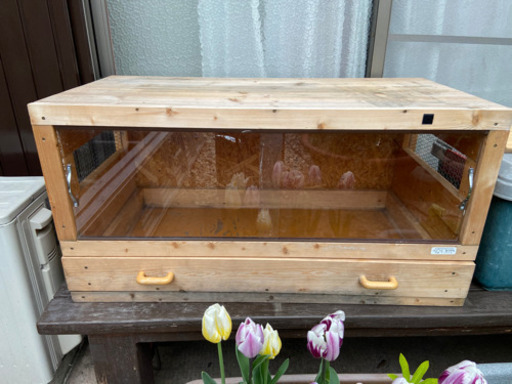 爬虫類ケージ　木製