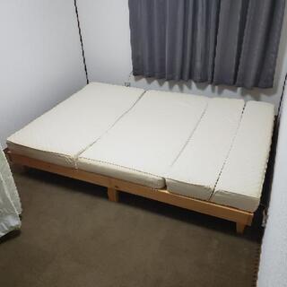 ニトリ 4つ折りマットレス ダブルサイズ