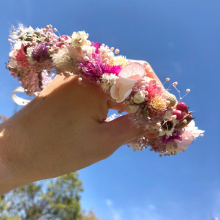 受注制作花かんむり