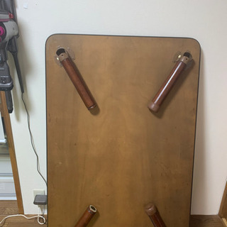 足折れ座卓　ブラウン　使って下さい❣️無料ですの画像