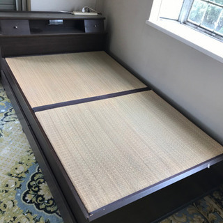 タタミ ベッド セミダブルベッド 長さ2100mm 幅1200m...