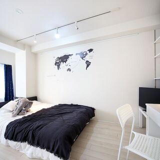 ！家具家電付きマンスリー。広々31㎡の１K間取りのモダンなお部屋...