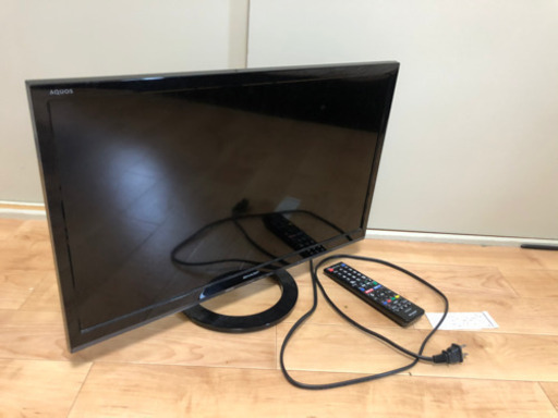 定価28000円シャープ24型液晶テレビ　3TB付けられるAQUOS LC-24K30-B