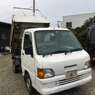 ★サンバートラック 軽ダンプ 5速MT 4WD切り替え式 車検令...