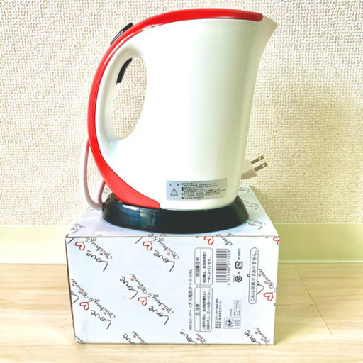 【新品未使用】ミッキー　電子ケトル　600mL