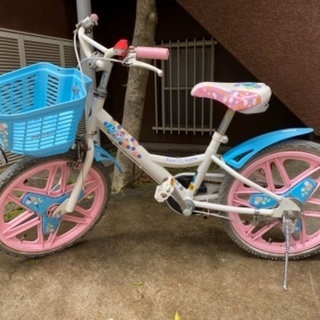 【お取引中】女児用自転車18インチ