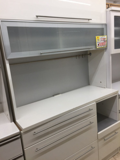 3/29 【訳あり激安‼️】MK 前田 2面レンジボード 食器棚 定価¥89,860 大容量入ります