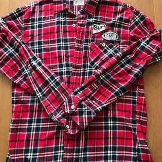 メンズ　シャツ　XL   チェック柄