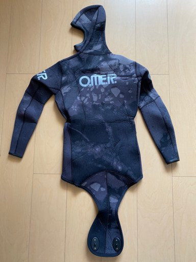 【最終値下げ】omer ウェットスーツ 5mm サイズ2 Black Moon OMER Blackmoon Camo 5mm Wetsuit