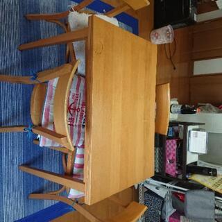 0円 差し上げます 2ウェイダイニングセットの画像